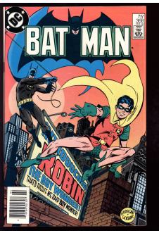 BATMAN #368 7.0 MARK JEWELERS front cover