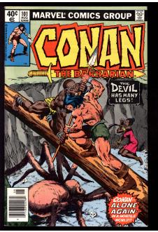 CONAN THE BARBARIAN #101 6.0 MARK JEWELERS front cover