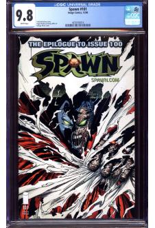 SPAWN #101 CGC 9.8 WHITE PAGES front cover