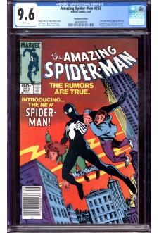 AMAZING SPIDER-MAN #252 CGC 9.6 WHITE PAGES front cover