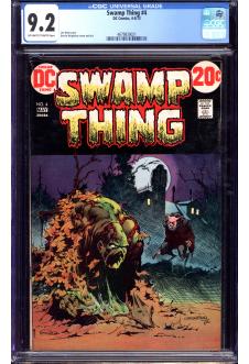 SWAMP THING #4 CGC 9.2 OW/WH PAGES front cover