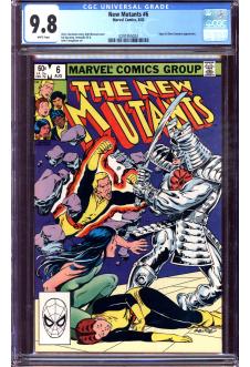 NEW MUTANTS #6 CGC 9.8 WHITE PAGES front cover