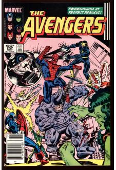 AVENGERS #237 5.0 MARK JEWELERS front cover