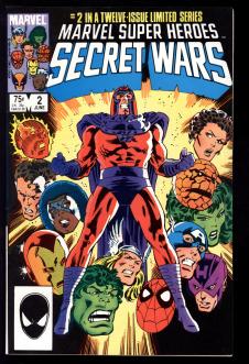 MARVEL SUPER HEROES SECRET WARS #2 9.2 front cover