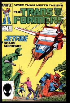 TRANSFORMERS #11 7.5 front cover