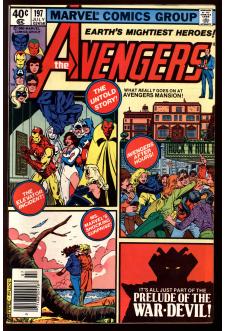 AVENGERS #197 7.0 MARK JEWELERS front cover