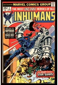 INHUMANS #2 8.5 front cover