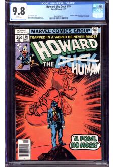 HOWARD THE DUCK #19 CGC 9.8 WHITE PAGES front cover