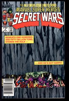 MARVEL SUPER HEROES SECRET WARS #4 7.0 front cover