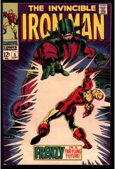 IRON MAN #5 7.5 front cover