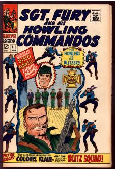 SGT. FURY AND HIS HOWLING COMMANDOS #41 7.5 front cover