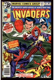 INVADERS #34 9.2 front cover