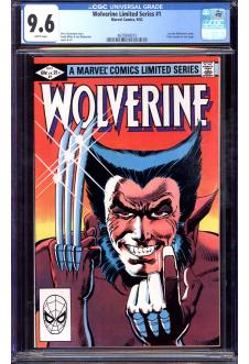 WOLVERINE LIMITED SERIES #1 CGC 9.6 WHITE PAGES front cover