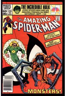 AMAZING SPIDER-MAN #235 8.0 MARK JEWELERS front cover