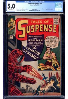 TALES OF SUSPENSE #46 CGC 5.0 OW PAGES front cover