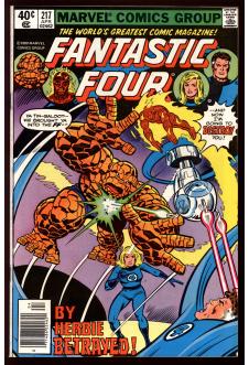 FANTASTIC FOUR #217 8.0 MARK JEWELERS front cover