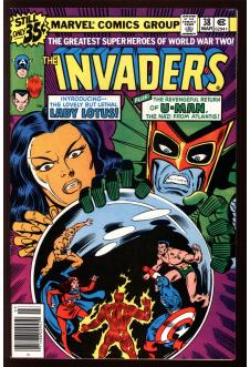 INVADERS #38 8.5 front cover