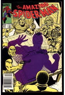 AMAZING SPIDER-MAN #247 6.0 MARK JEWELERS front cover