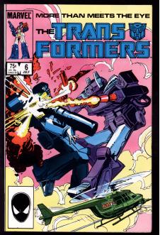 TRANSFORMERS #6 6.5 front cover