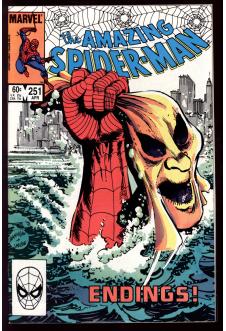 AMAZING SPIDER-MAN #251 7.0 front cover