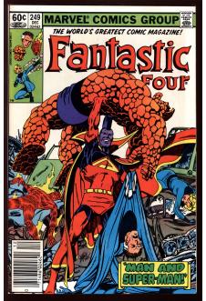 FANTASTIC FOUR #249 7.5 MARK JEWELERS front cover