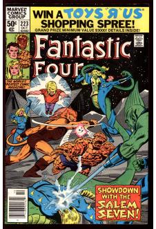 FANTASTIC FOUR #223 7.5 MARK JEWELERS front cover