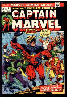 CAPTAIN MARVEL #31 4.5 front cover