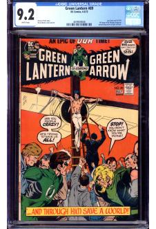 GREEN LANTERN #89 CGC 9.2 WHITE PAGES front cover