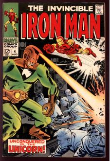 IRON MAN #4 8.5 front cover