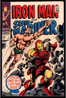 IRON MAN AND SUB-MARINER #1 6.0 front cover