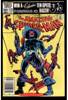 AMAZING SPIDER-MAN #225 6.5 MARK JEWELERS front cover