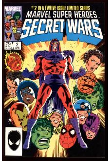 MARVEL SUPER HEROES SECRET WARS #2 8.5 front cover