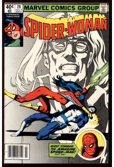 SPIDER-WOMAN #28 6.0 MARK JEWELERS front cover