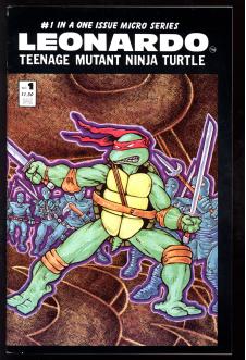 LEONARDO, TEENAGE MUTANT NINJA TURTLE #1 6.5 front cover