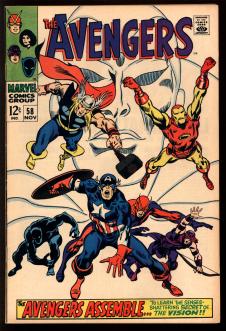 AVENGERS #58 7.0 front cover
