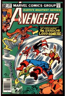 AVENGERS #207 6.0 MARK JEWELERS front cover
