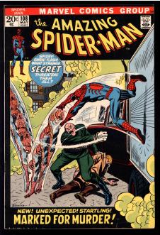AMAZING SPIDER-MAN #108 6.0 front cover