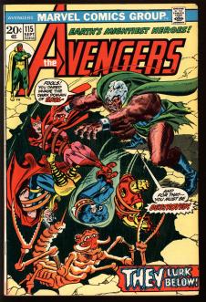 Cover of The Avengers #115