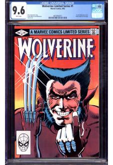 WOLVERINE LIMITED SERIES #1 CGC 9.6 WHITE PAGES front cover