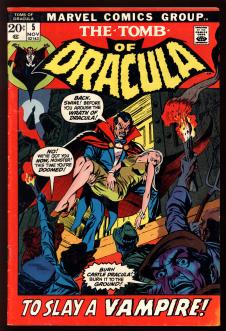TOMB OF DRACULA #5 4.0 front cover
