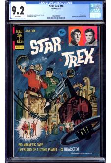 STAR TREK #18 CGC 9.2 WHITE PAGES front cover