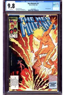 NEW MUTANTS #11 CGC 9.8 WHITE PAGES front cover