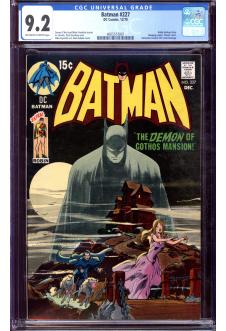 BATMAN #227 CGC 9.2 OW/WH PAGES front cover