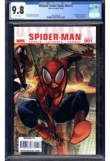 ULTIMATE COMICS SPIDER-MAN #1 CGC 9.8 WHITE PAGES front cover