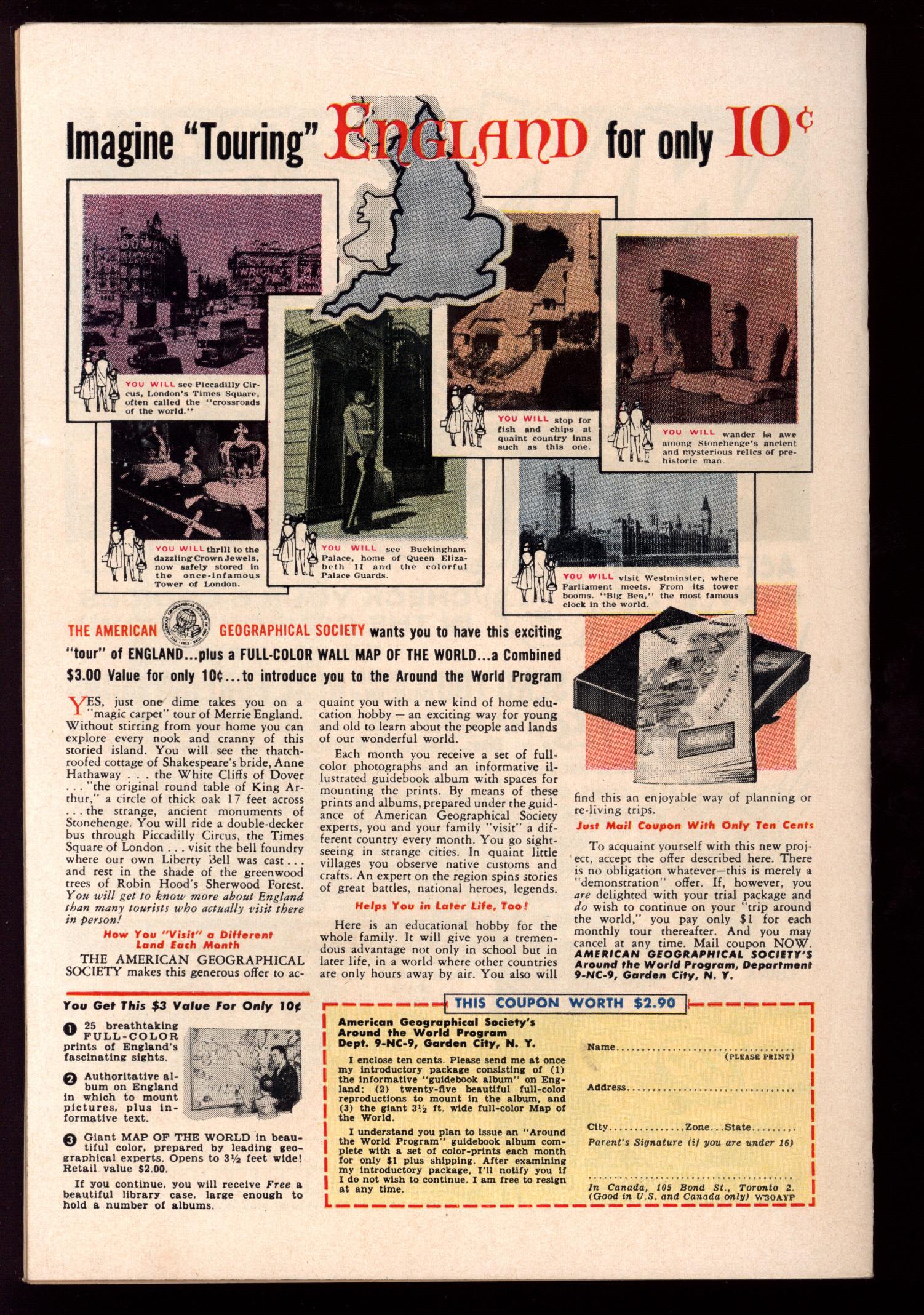 STRANGE ADVENTURES Back Cover