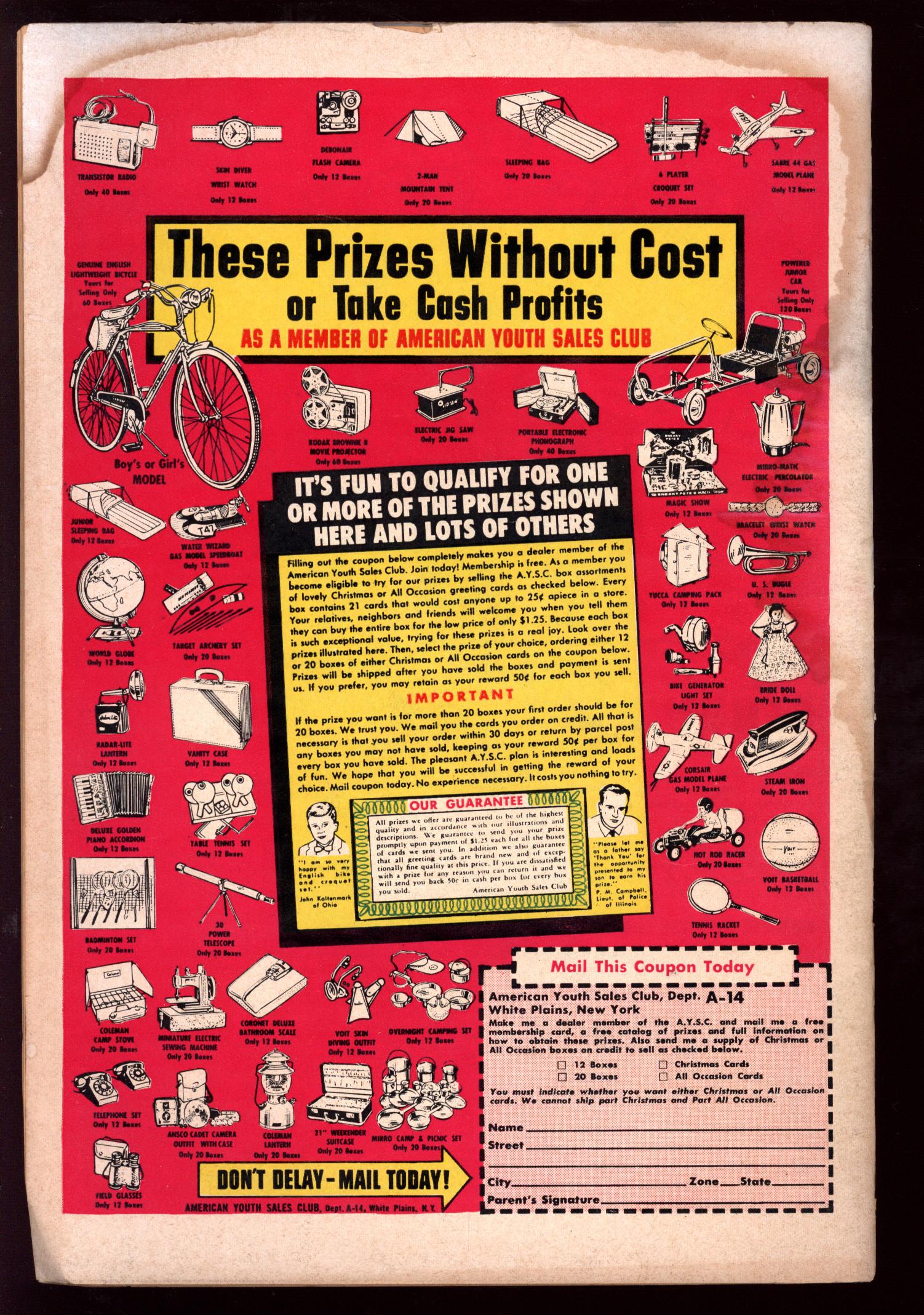 WORLD'S FINEST Back Cover