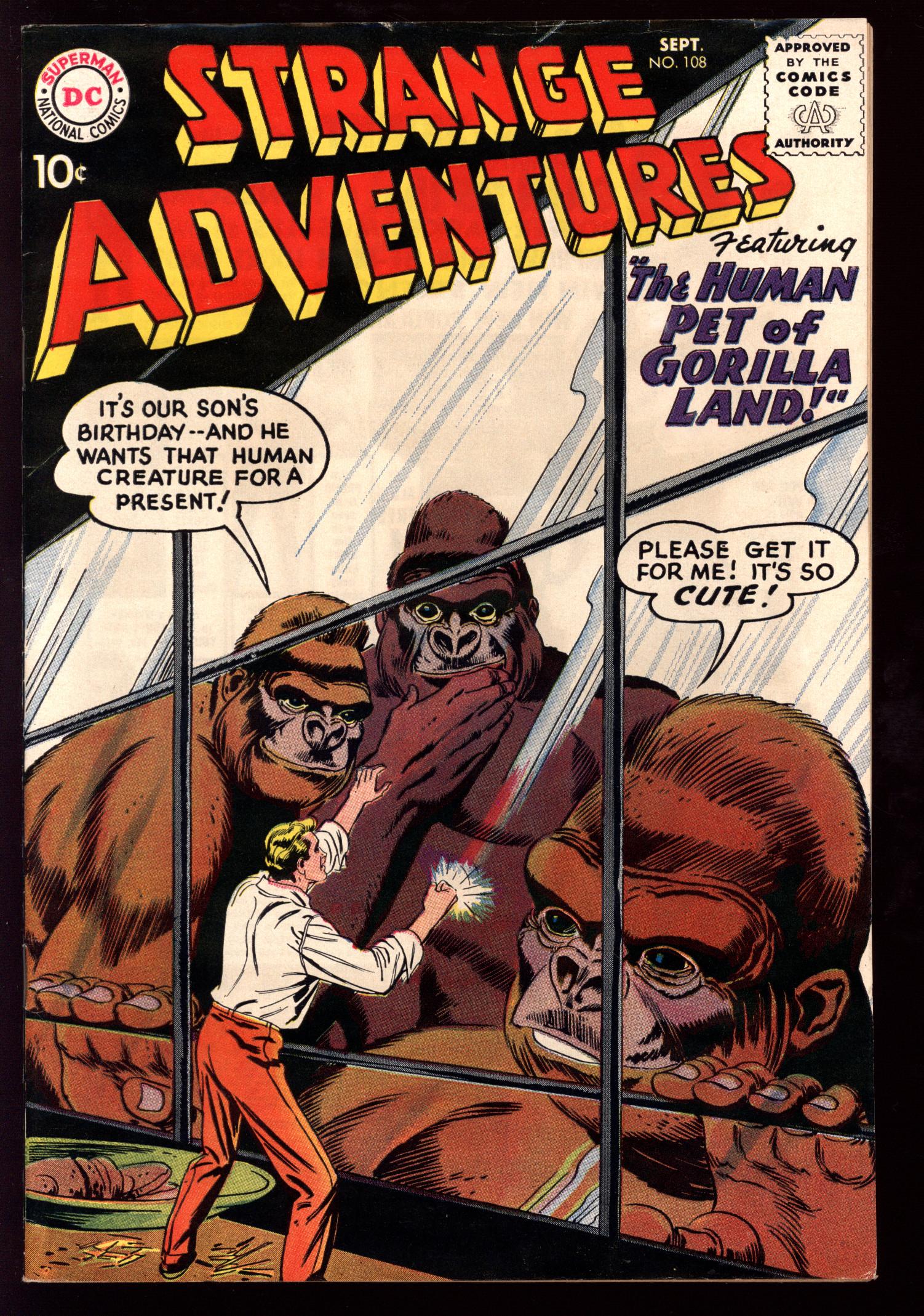 STRANGE ADVENTURES Front Cover