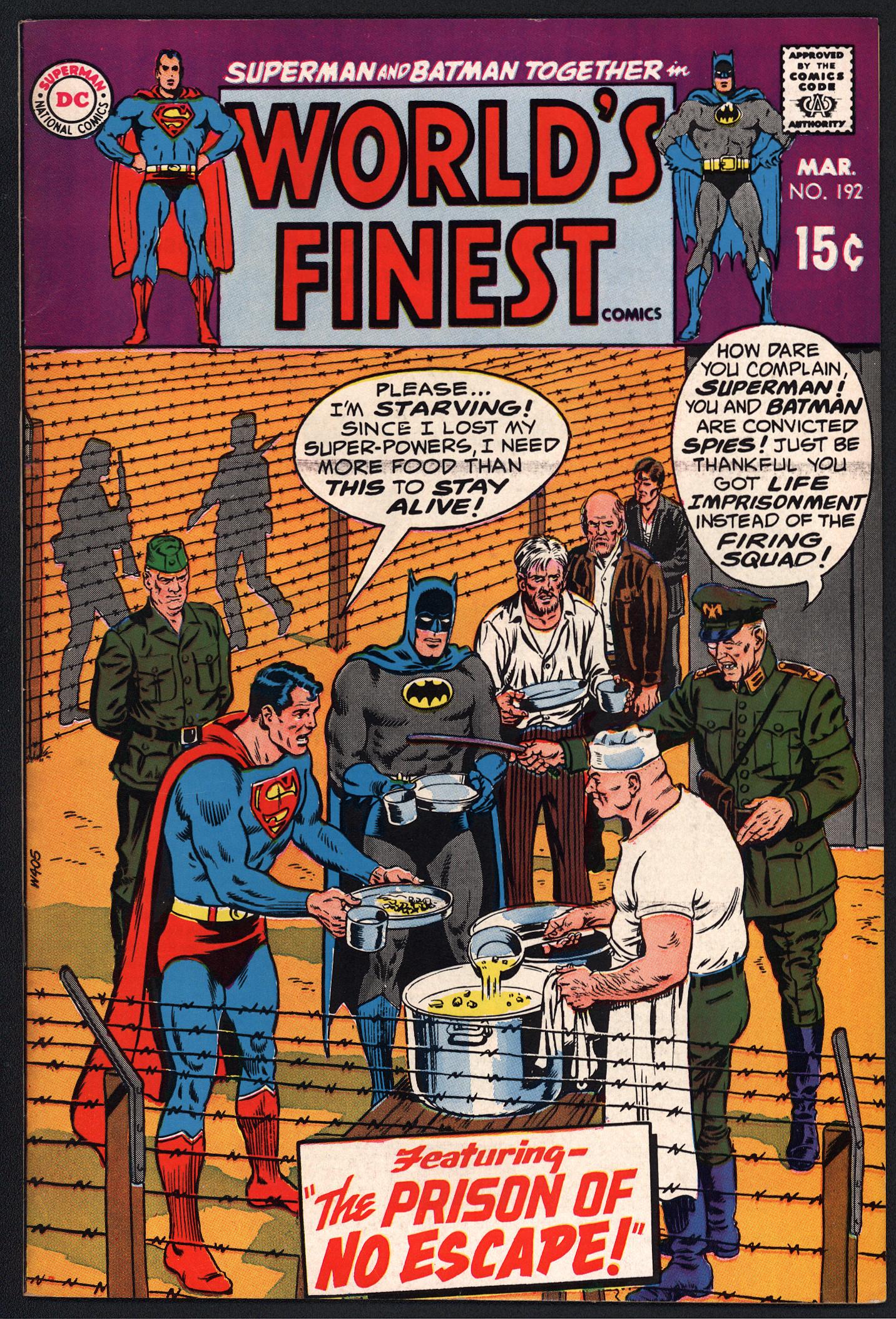 WORLD'S FINEST COMICS Front Cover