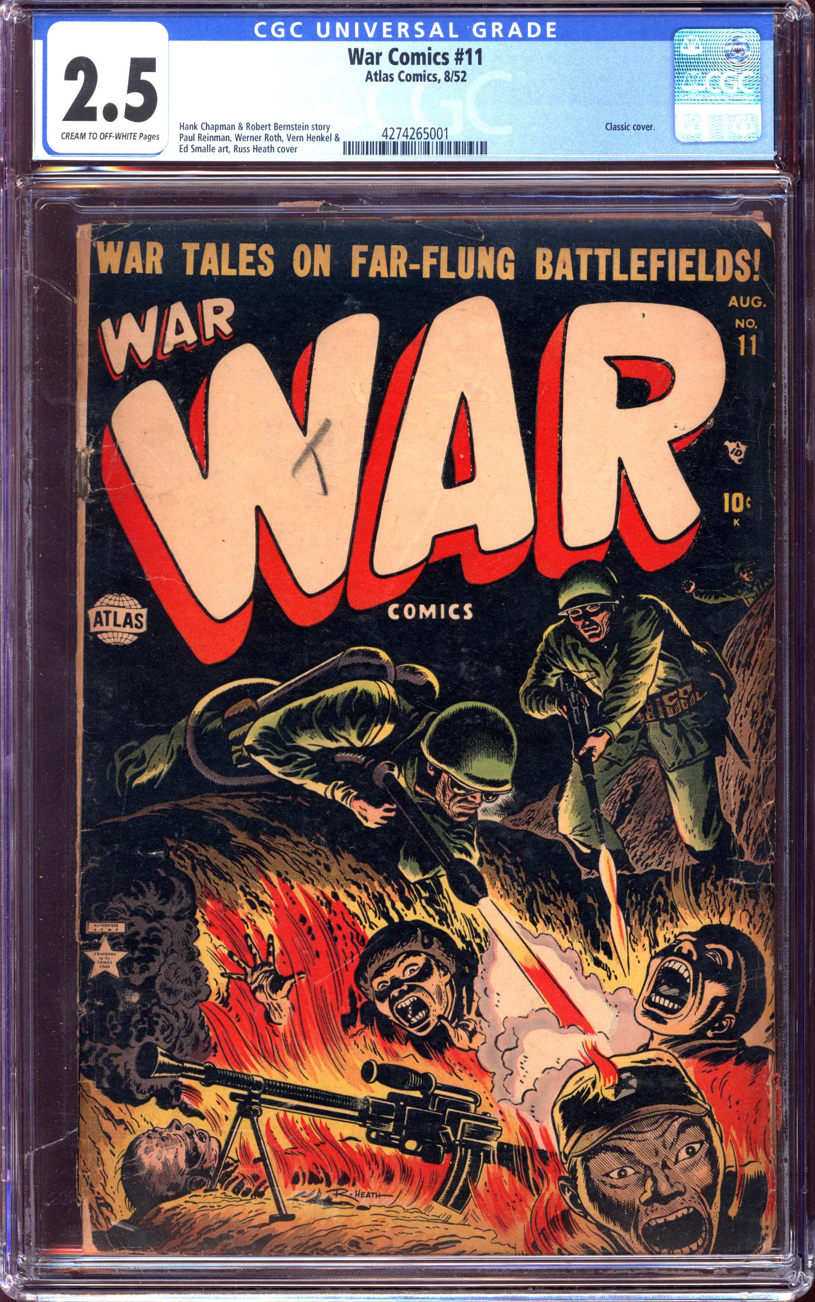 WAR COMICS Front Cover