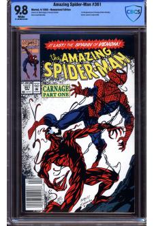 AMAZING SPIDER-MAN #361 CBCS 9.8 WHITE PAGES front cover